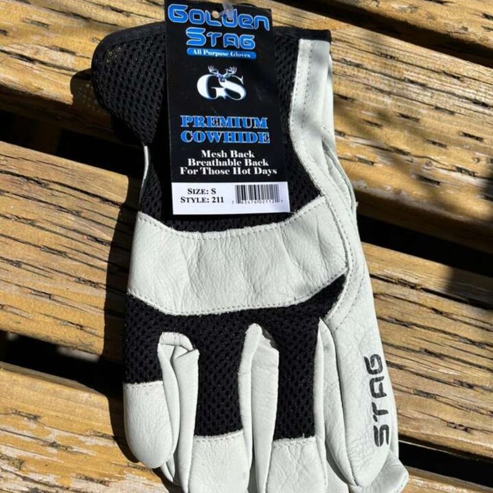 Golden Stag Premium Cowhide, Style 211, Gloves